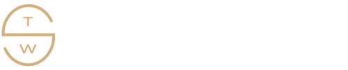 The Space Whisperer logo in gold and white text, representing a leading interior design and architecture studio in Cheshire